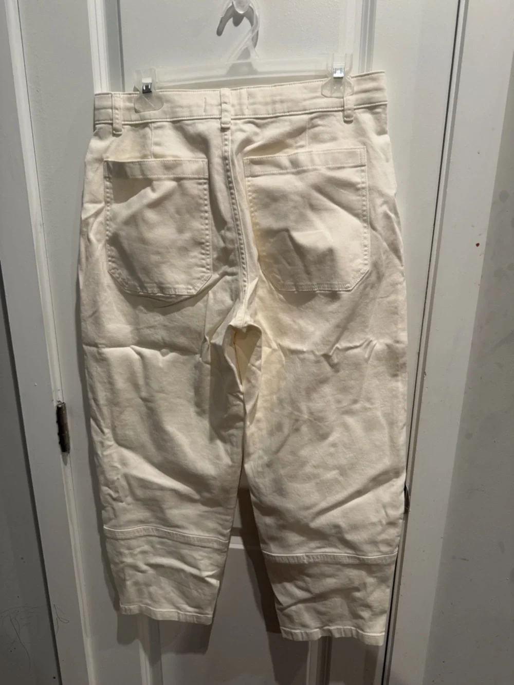 Everlane The Utility Curve Pant Bone Size 12 Regular NWT - Picture 6 of 10